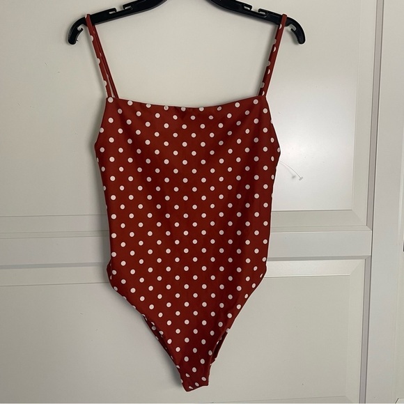 New! Skin by Same Los Angeles one piece polka dot swim suit 15422 - Picture 2 of 7